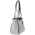 Michael Kors Whitney Pebbled Leather Tote- Grey/Black