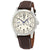 S Coifman Ivory Dial Brown Leather Mens Watch SC0275