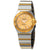 Omega Constellation Champagne Dial Ladies 18K Yellow Gold and Steel Watch 123.20.27.60.08.002