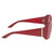 Salvatore Ferragamo Red Rectangular Ladies Sunglasses SF722S613