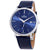 Charmex Ascot Blue Dial Blue Leather Mens Watch 2932