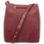 Michael Kors Pebbled Leather Bucket Bag- Oxblood