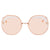 Fendi Glass Pink Geometric Ladies Sunglasses FF0358S01N563