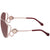 Roberto Cavalli Brown Mirror Shield Ladies Sunglasses RC106138G14