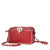 Valentino Small Rockstud Crossbody Bag- Red