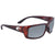 Costa Del Mar Fantail Global Fit Gray 580P Polarized Wrap Mens Sunglasses TF 10GF OGP