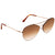 Tom Ford MARGRET Brown Butterfly Ladies Sunglasses FT0566 28G