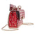 Valentino Small Patent Rockstud Spike Bag- Red