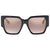 Roberto Cavalli MOLAZZANA Mirrored Brown Square Ladies Sunglasses RC107901G55