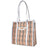The Small 1983 Check Link Tote Bag- Silver
