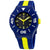 Swatch Long Waves Dark Blue Dial Mens Two Tone Watch SUUN102