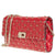 Valentino Rockstud Spike Crossbody Bag- Red