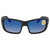 Costa Del Mar Permit Blue Mirror Polarized Plastic Rectangular Sunglasses PT 11 OBMP