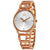 Calvin Klein Quartz Silver Dial Rose Gold-tone Ladies Watch K3G2362W