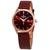 Charmex Tobacco Dial Brown Leather Ladies Watch 6383
