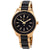 Anne Klein Trend Black Dial Gold-tone Ladies Watch AK/3214BKGB