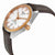 Tissot PR100 Silver Dial Brown Leather Mens Watch T1014512603100