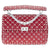 Valentino Rockstud Spike Shoulder Bag- Red