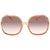 Chloe Myrte Transparent Peach Ladies Sunglasses CE719S74960