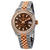 Rolex Lady Datejust Chocolate Dial Automatic Ladies Steel and 18K Everose Gold Jubilee Watch 279381CHSJ