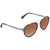 Guess Brown Round Ladies Sunglasses GU692452H54