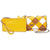 Michael Kors Mott Large Woven East West Clutch-  Jasmine Yellow/Multi