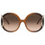 Chloe Brown Gradient Ladies Sunglasses CE703S23356