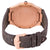 D1 Milano Ultra Thin Black Dial Brown Leather Mens Watch A-UT08