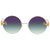 Fendi Rainbow Green Violet Round Ladies Sunglasses FF 0243/F/S VGV 55