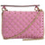 Valentino Medium Rockstud Spike Shoulder Bag-Pink