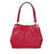 Michael Kors Raven Large Leather Shoulder Bag - Maroon