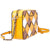 Michael Kors Zip Top Camera Cross-Body Bag- Yellow/Multi
