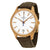 Zenith Captain Central Second White Brown Leather Mens Watch 18.2020.670/11.C498