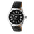 Heritor Marcus Black Dial Leather Mens Watch HR5902