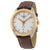 Tissot PR100 Silver Dial Brown Leather Mens Watch T1014102603100