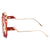 Fendi Tropical Shine Brown Shaded Round Ladies Sunglasses FF0316S0C4855
