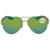 Costa Del Mar South Point Green Mirror Polarized Plastic Aviator Sunglasses SO 21 OGMP