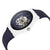 Swatch Siliblue Skeleton Dial Navy Silicone Mens Watch SUOW156