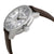 Tissot PRC 200 Quartz Silver Dial Brown Leather Mens Watch T0554101603700