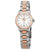 Enicar Royal White Dial Automatic Two Tone Ladies Watch 778/50/317GS