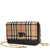 Burberry Mini Vintage Check and Leather D-ring Bag- Black