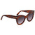 Tom Ford Karina Blonde Havana Violet Cat Eye Sunglasses FT0612 53Z