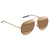 Dior Gold Pixel Brown Aviator Unisex Sunglasses DIORSPLIT1 J5G/5V 59