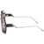 Fendi Tropical Shine Dark Grey Round Ladies Sunglasses FF0316S0MNG55