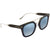 Tom Ford Alex Mirrored Blue Square Ladies Sunglasses FT0541-56X
