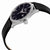 Charmex Black Dial Black Leather Ladies Watch 6387