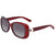 Polaroid Opal Burgundy Rectangular Sunglasses PLD4051S0LHF55