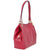 Michael Kors Raven Large Leather Shoulder Bag - Maroon