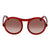 Chloe Round Burnt Red Sunglasses CE715S 223 57