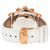 Tissot T-Classic Dressport Chronograph Mother of Pearl Dial White Leather Ladies Watch T050.217.36.112.00